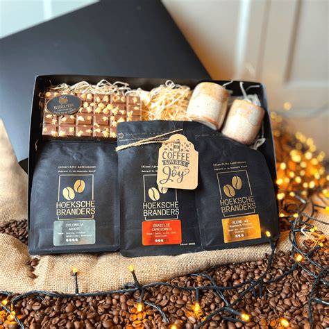 Handgemaakt koffie thee cadeaupakket