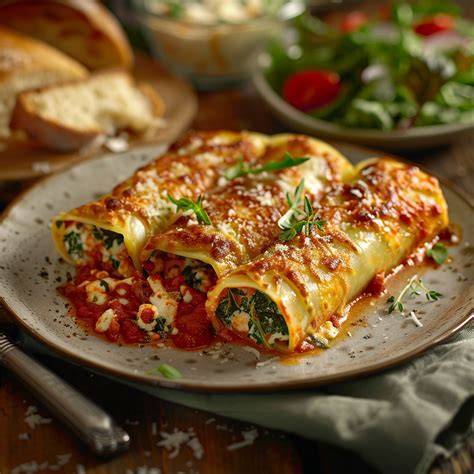 Ovenschaal met gevulde cannelloni