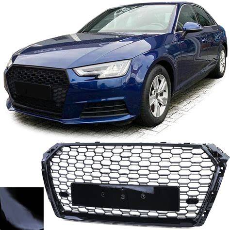 RS4 grille glanzend zwart Audi A4 B9