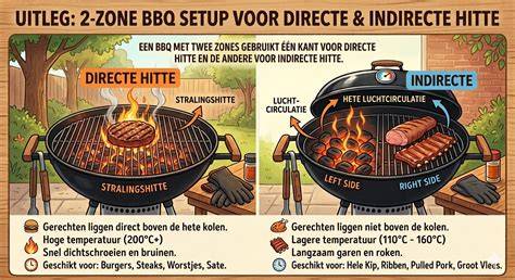 Directe en indirecte hitte op Boretti BBQ