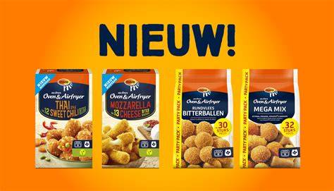 Assortiment Mora snacks airfryer