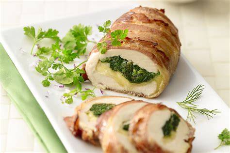 Gevulde kipfilet met pesto ricotta