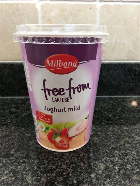 Milbona aardbeienyoghurt verpakking voedingswaarden