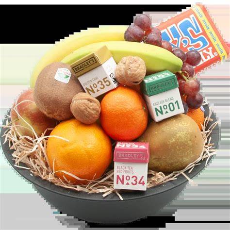 Fruitmand met vers seizoensfruit