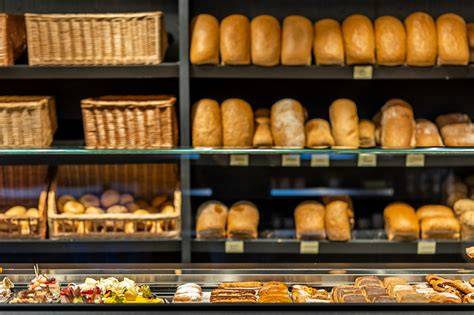 Ambachtelijk brood en patisserie in bakkerij