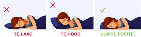 Slaaphoudingen rug zij buik