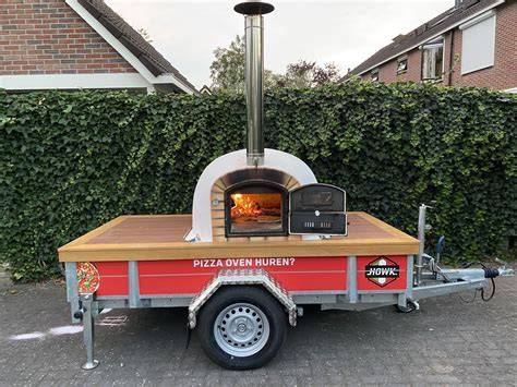 Mobiele pizza oven op aanhanger Zeeland